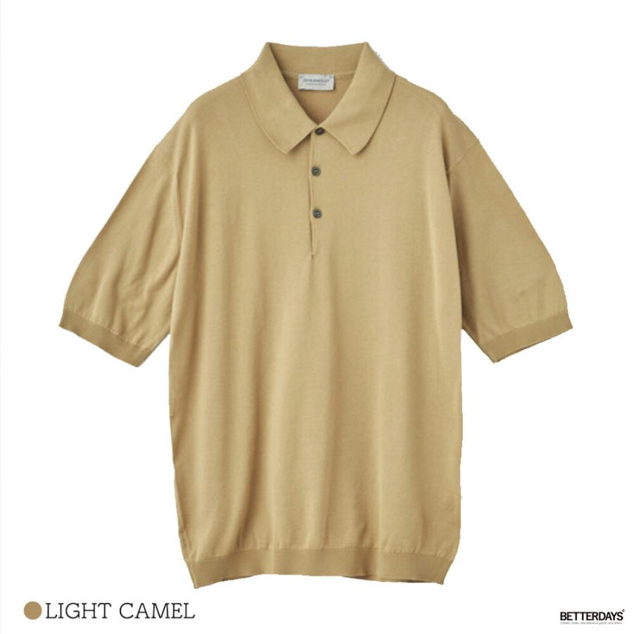 JOHN SMEDLEY（ジョンスメドレー） ニットポロシャツ メンズ シー