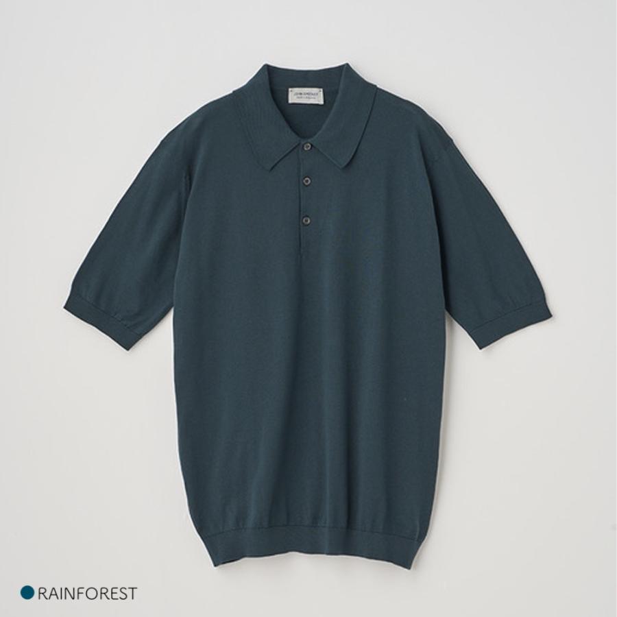JOHN SMEDLEY（ジョンスメドレー） ニットポロシャツ メンズ シー