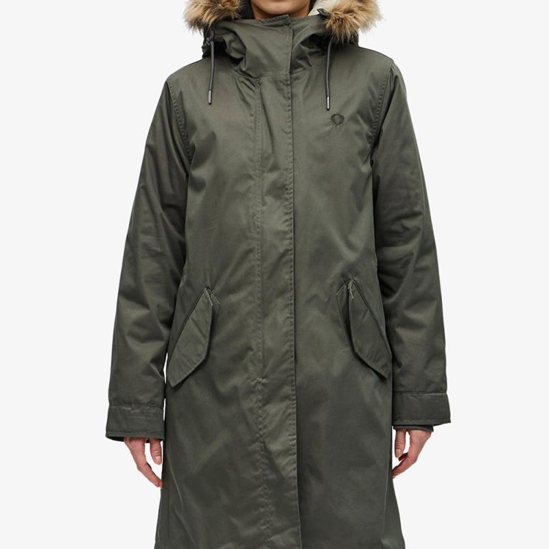 ※値下げ！【美品】フレッドペリー　モッズコート　ライナー/ファー着脱可能 楽天市場】フレッドペリー モッズコート FRED PERRY M-51 ジップ