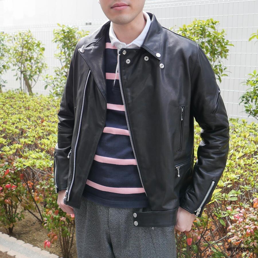 JAMES GROSE（ジェームスグロース） ライダース レザージャケット 革