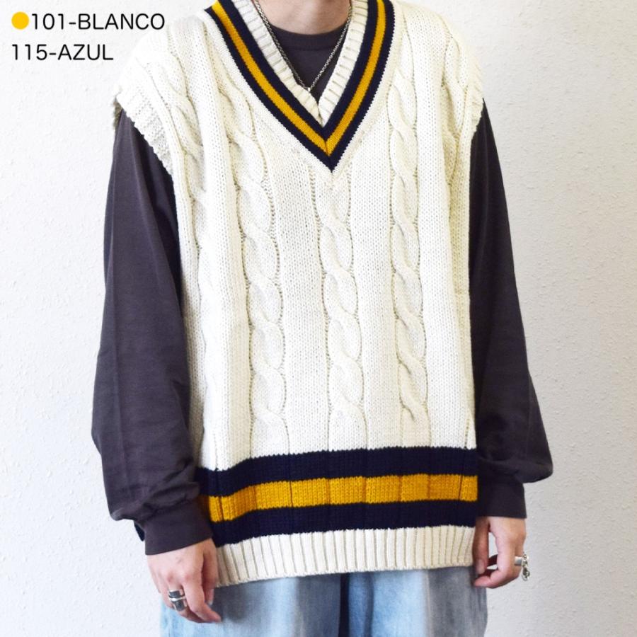 Oldderby Knitwear ベスト チルデンニット Vネック セーター ユニ