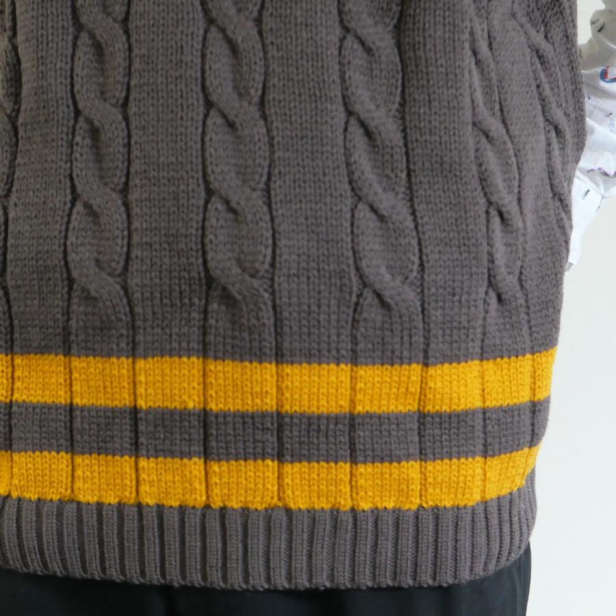 Oldderby Knitwear ベスト チルデンニット Vネック セーター ユニ