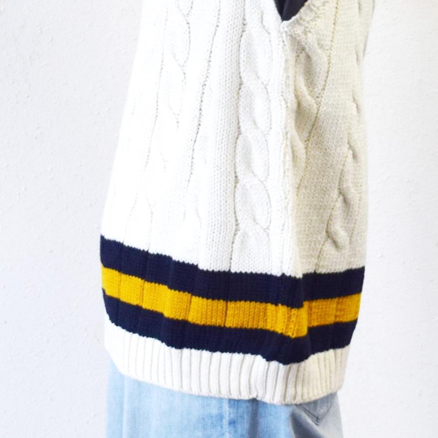 Oldderby Knitwear ベスト チルデンニット Vネック セーター ユニ