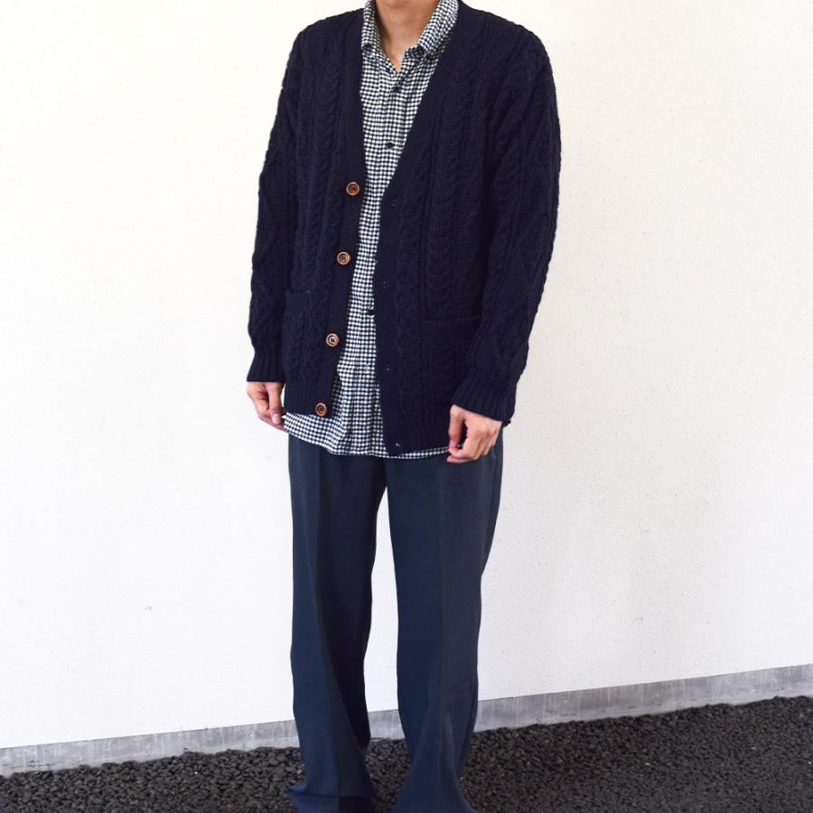 Oldderby Knitwear カーディガン アランニット リブ ニット トップス