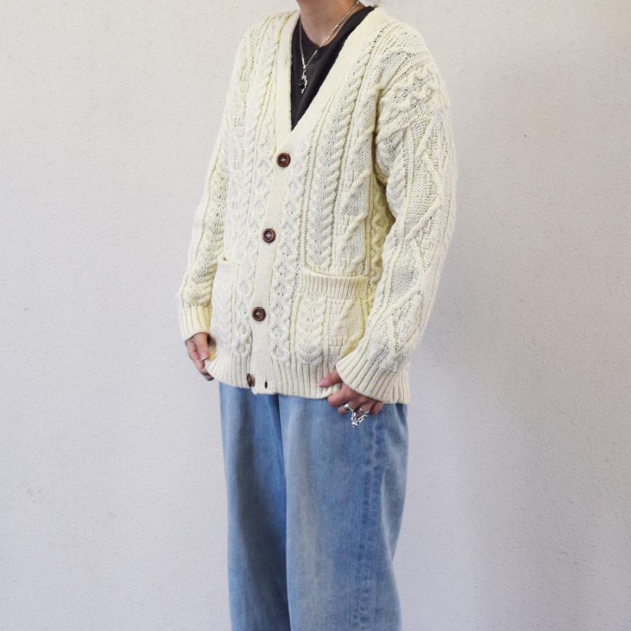 Oldderby Knitwear カーディガン アランニット リブ ニット トップス
