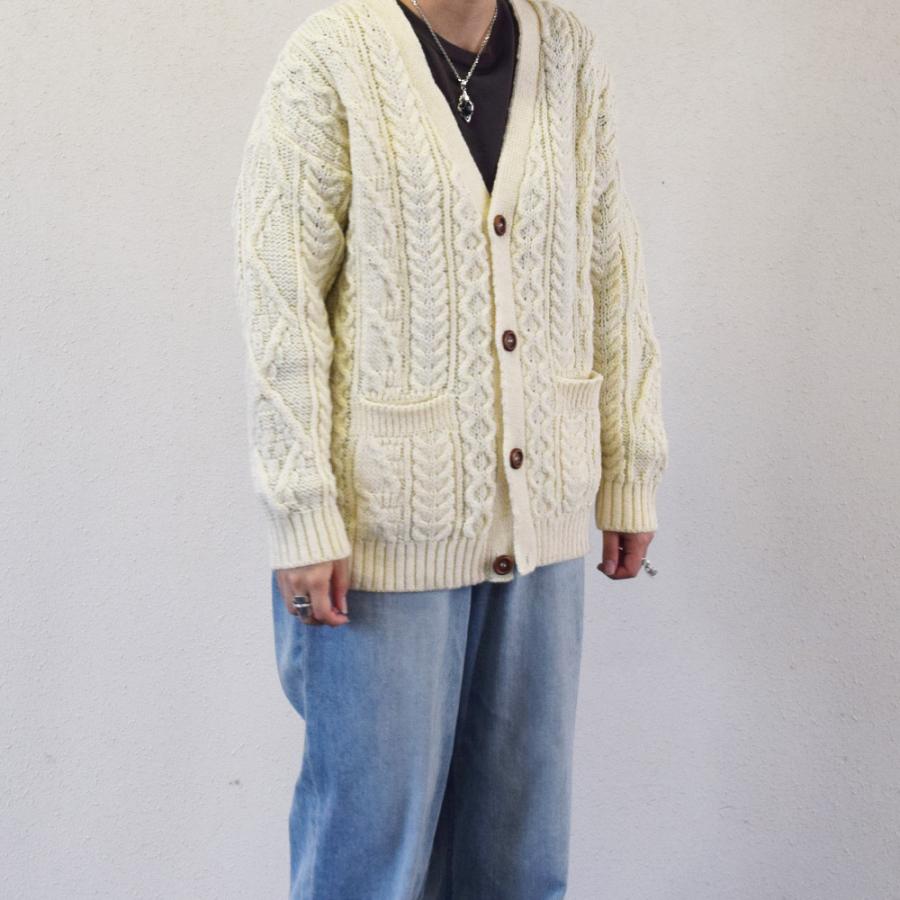 Oldderby Knitwear カーディガン アランニット リブ ニット トップス