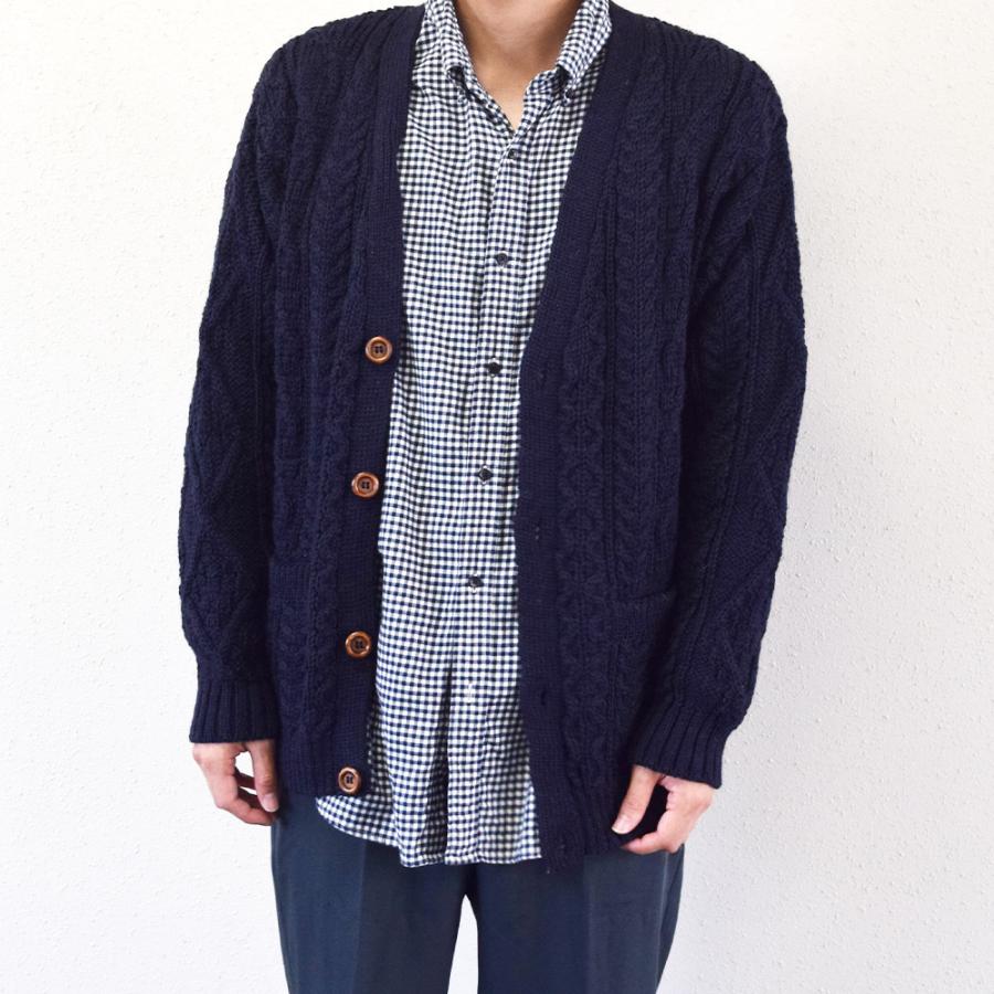 Oldderby Knitwear カーディガン アランニット リブ ニット トップス