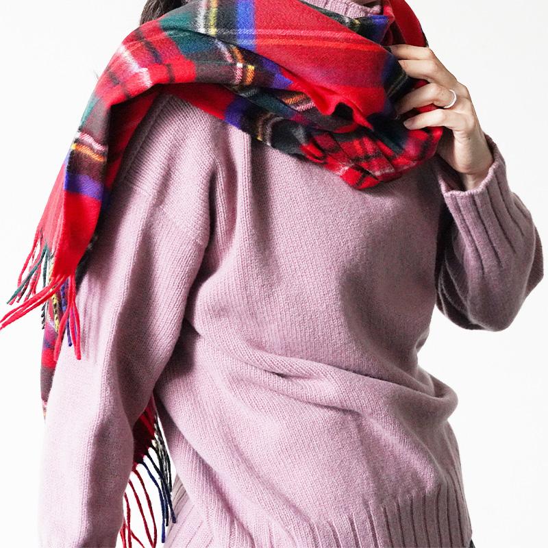 Johnstons ジョンストンズ カシミア 大判ストール マフラー　新品未使用 Johnstons of Elgin（ジョンストンズ オブ エルガン） Johnstons