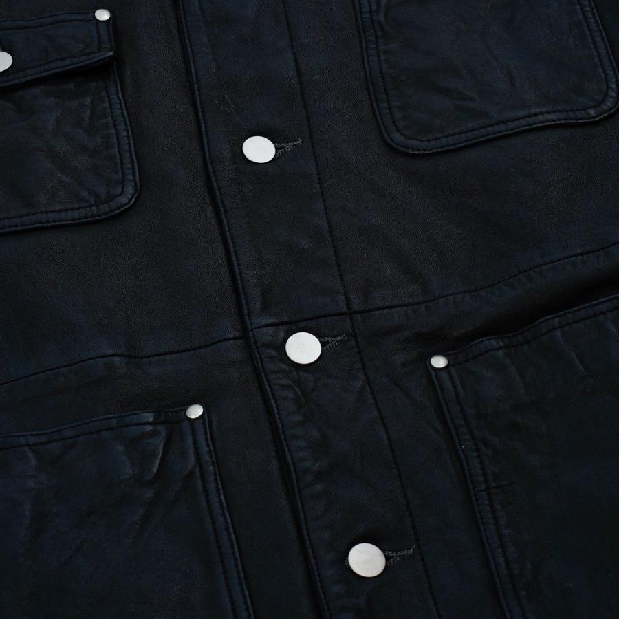 【26AW予約】 カバーオール  ジャグロース JAGROSE COVERALL メンズ ウォッシュレザー RAM LEATHER レザージャケット ラムレザー 羊革【国内正規品】の画像