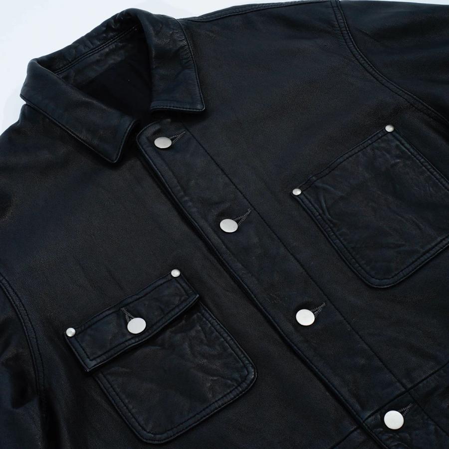【26AW予約】 カバーオール  ジャグロース JAGROSE COVERALL メンズ ウォッシュレザー RAM LEATHER レザージャケット ラムレザー 羊革【国内正規品】の画像