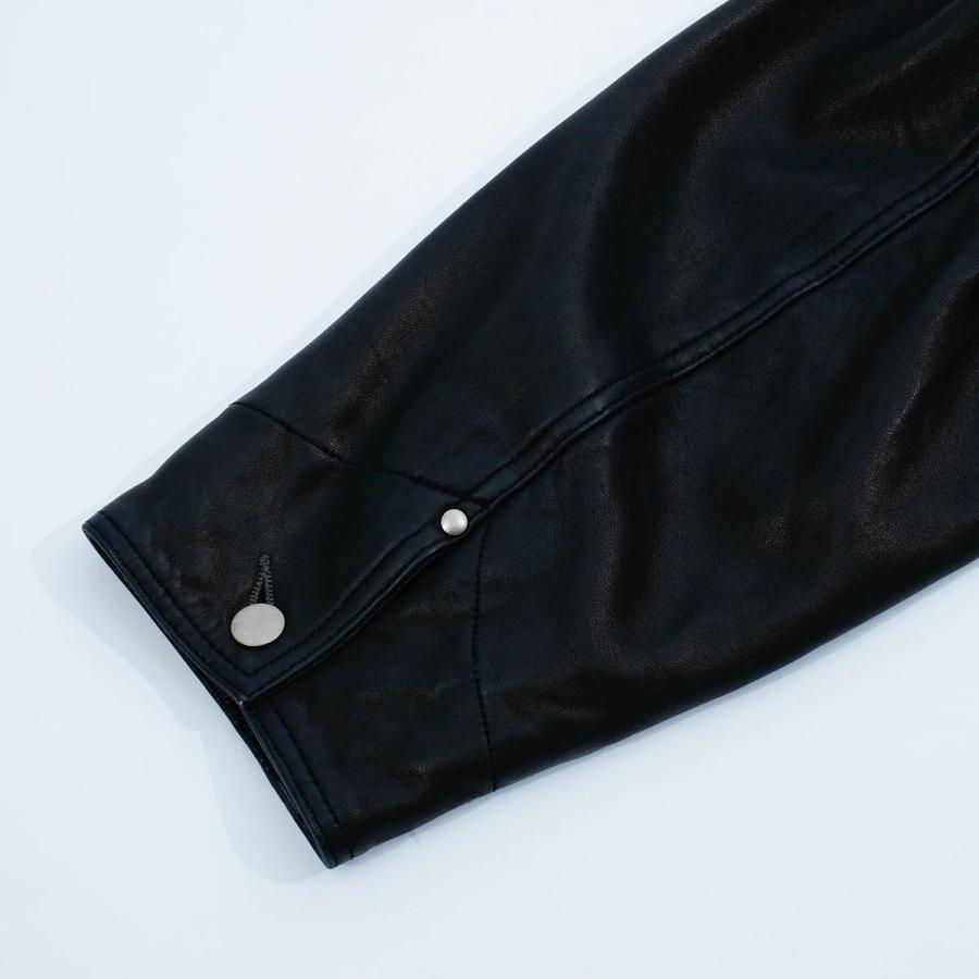 【26AW予約】 カバーオール  ジャグロース JAGROSE COVERALL メンズ ウォッシュレザー RAM LEATHER レザージャケット ラムレザー 羊革【国内正規品】の画像