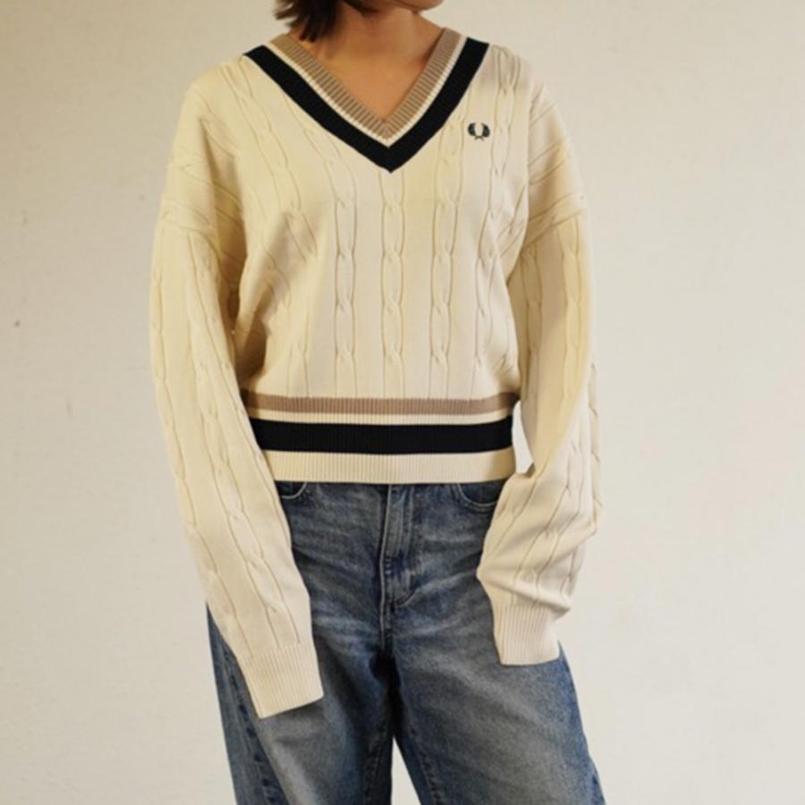 FRED PERRY（フレッドペリー） チルデンニット レディース セーター V