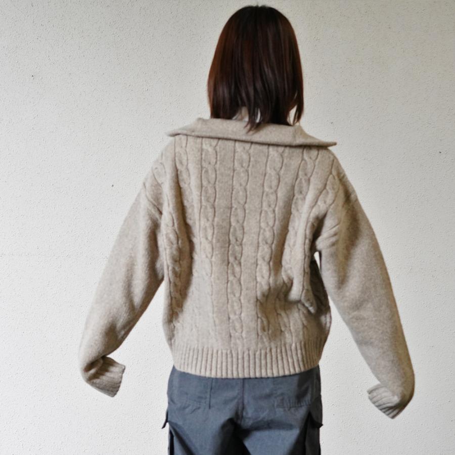 FRED PERRY（フレッドペリー） ハーフジップ ニット レディース