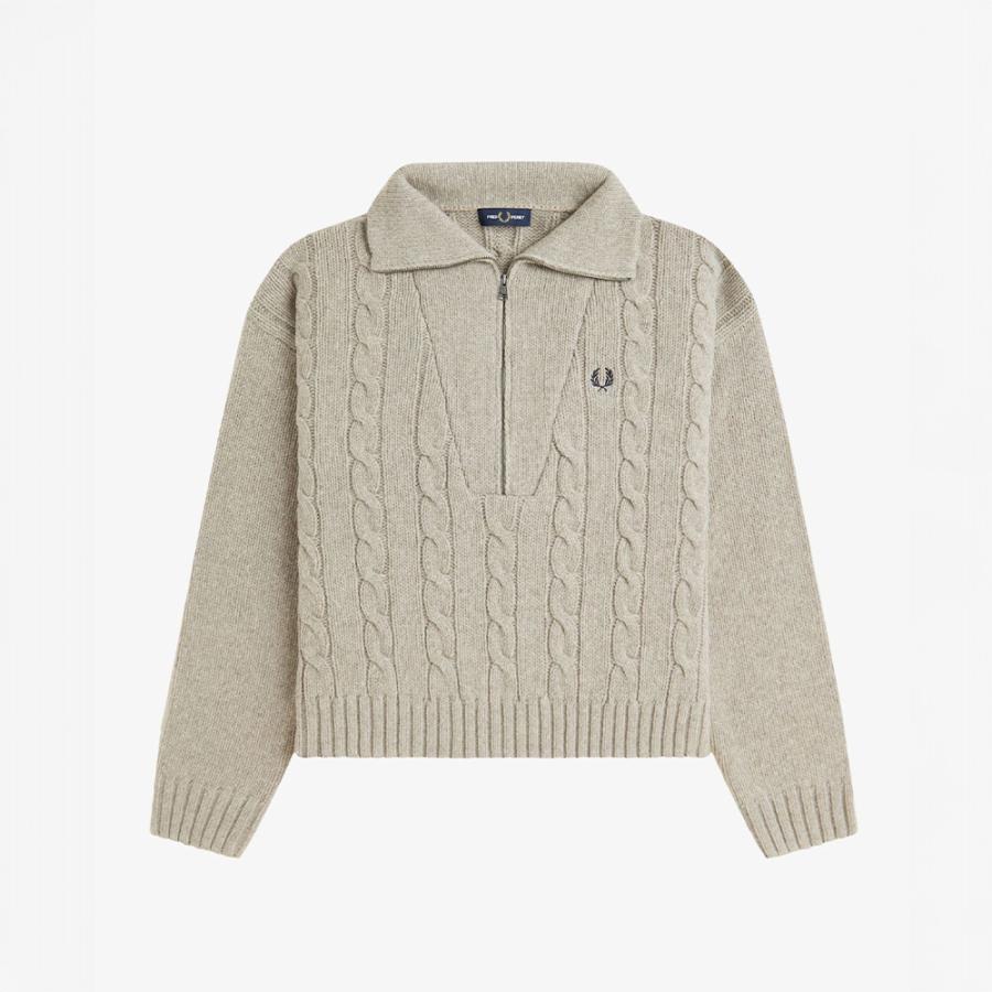 FRED PERRY（フレッドペリー） ハーフジップ ニット レディース