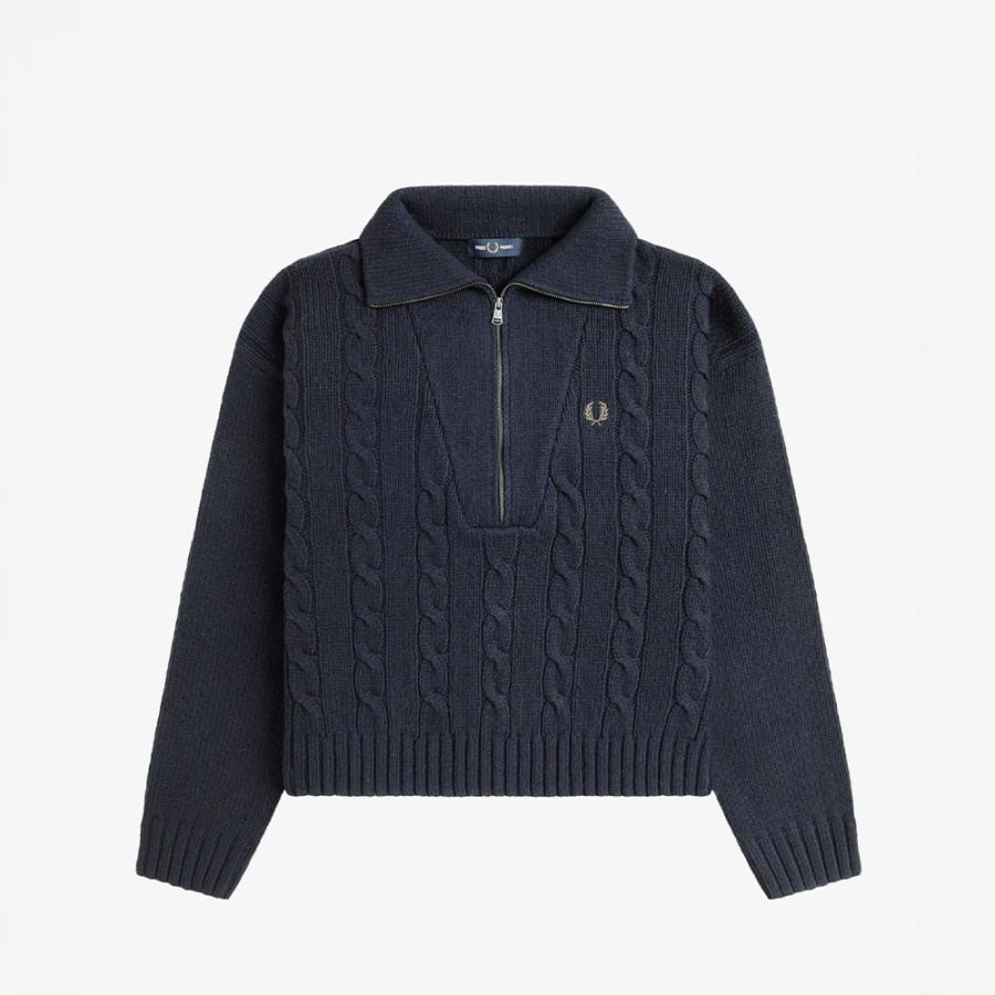 FRED PERRY（フレッドペリー） ハーフジップ ニット レディース