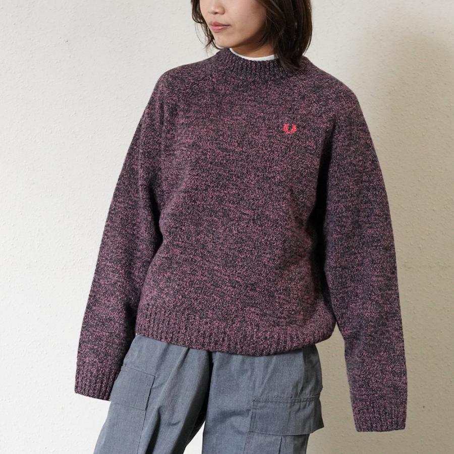 FRED PERRY（フレッドペリー） モックネックニット レディース
