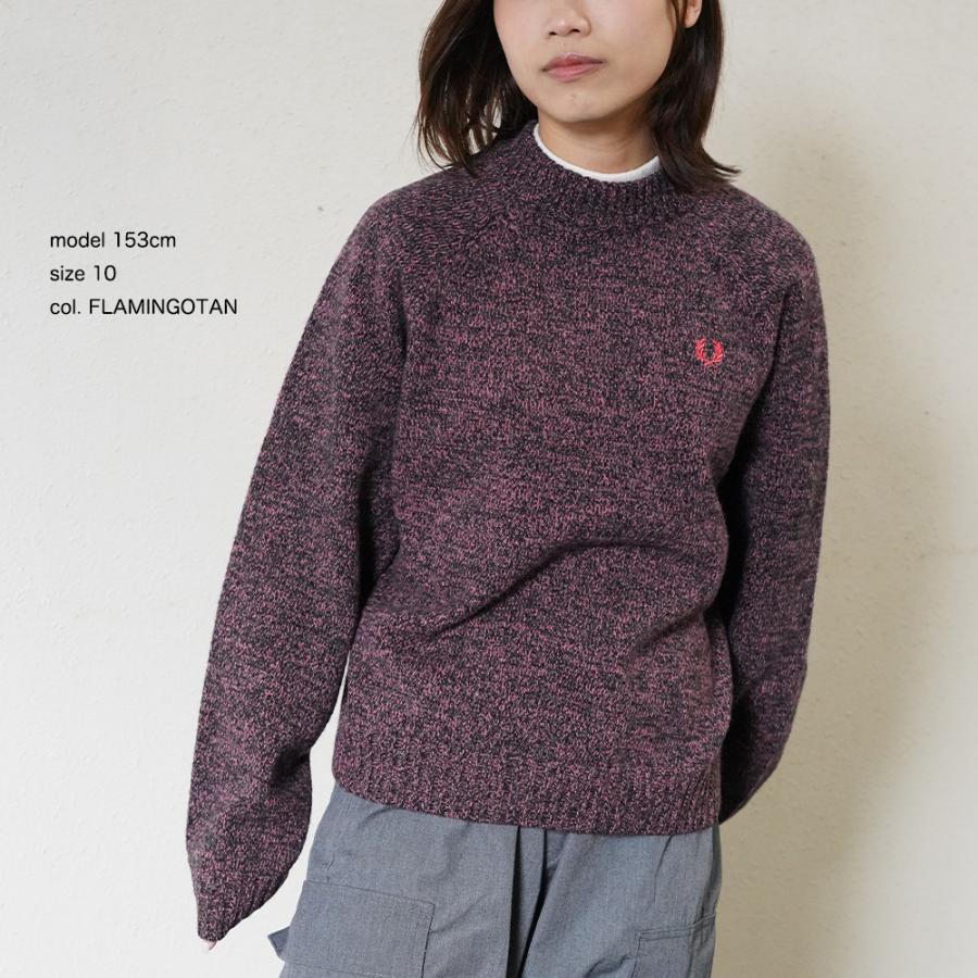 新品タグ付き　 フレッドペリー レディース クルーネックK2117 ネイビー10 正規取扱店 FRED PERRY (フレッドペリー) WMS K2117 Crew Neck Jumper