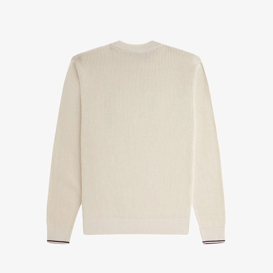 FRED PERRY（フレッドペリー） ニット メンズ クルーネック ワッフル