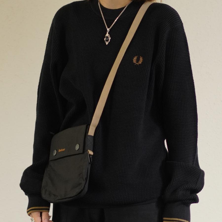 FRED PERRY（フレッドペリー） ニット メンズ クルーネック ワッフル