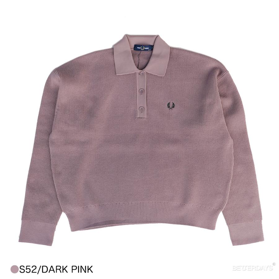FRED PERRY ニットポロ フレッドペリー レディース トップス