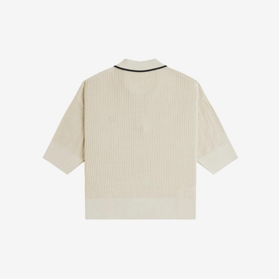 FRED PERRY（フレッドペリー） ニット シャツ レディース 半袖 FRED