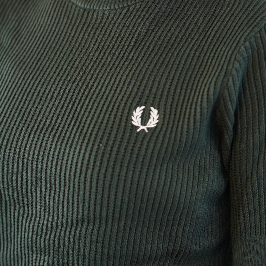 FRED PERRY（フレッドペリー） ニット Tシャツ レディース 半袖 FRED