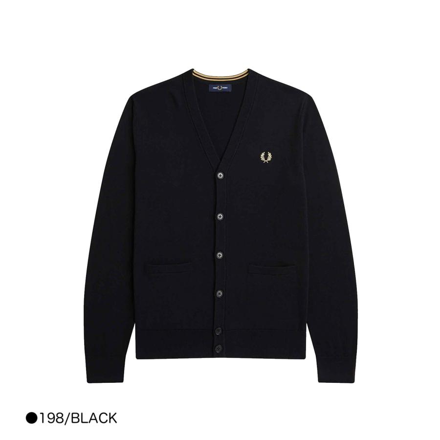 FRED PERRY（フレッドペリー） カーディガン メンズ ニット Vネック