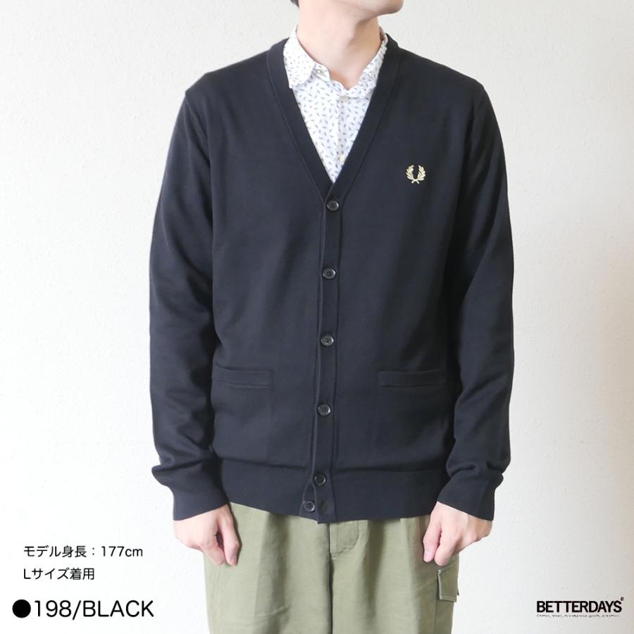 FRED PERRY（フレッドペリー） カーディガン メンズ ニット Vネック