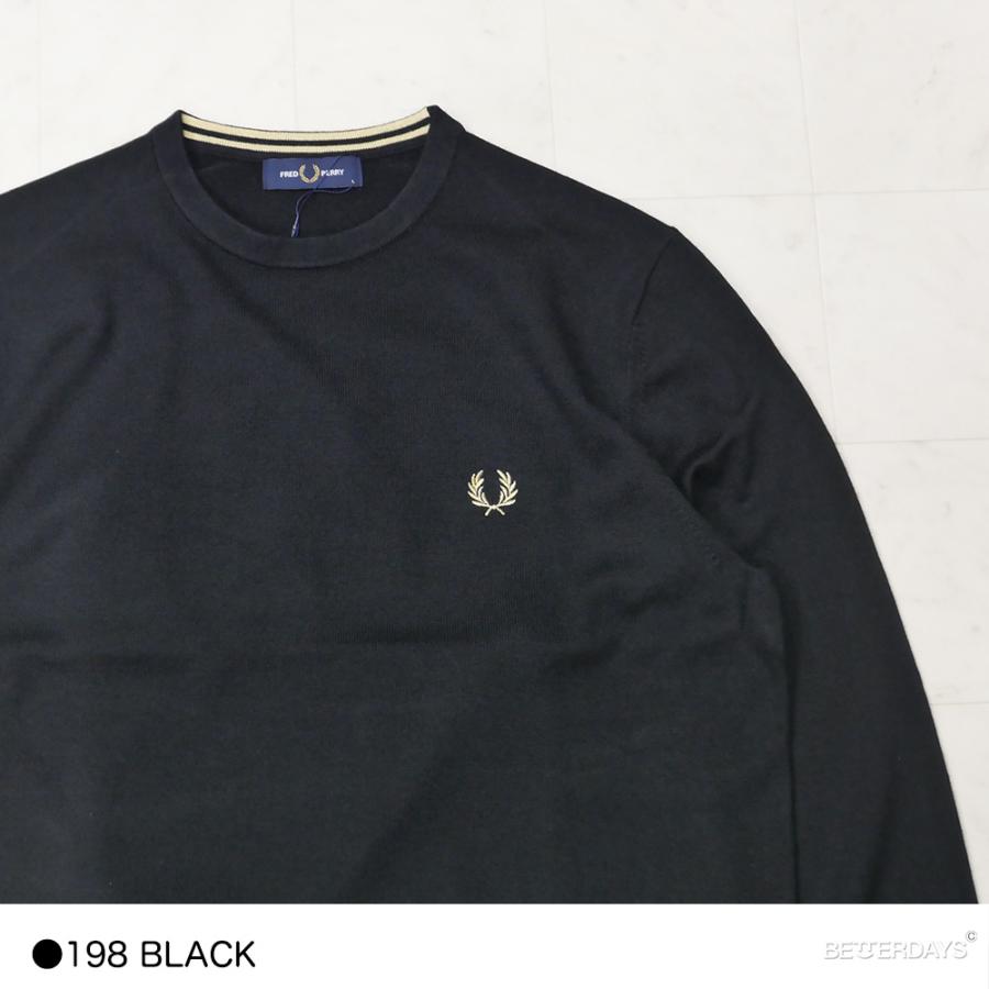 FRED PERRY ニット セーター メンズ フレッドペリー クルー FRED PERRY ニット セーター メンズ フレッドペリー クルー
