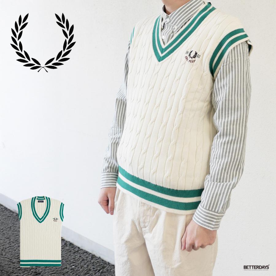 FRED PERRY（フレッドペリー） ニット ベスト ユニセックス FRED PERRY