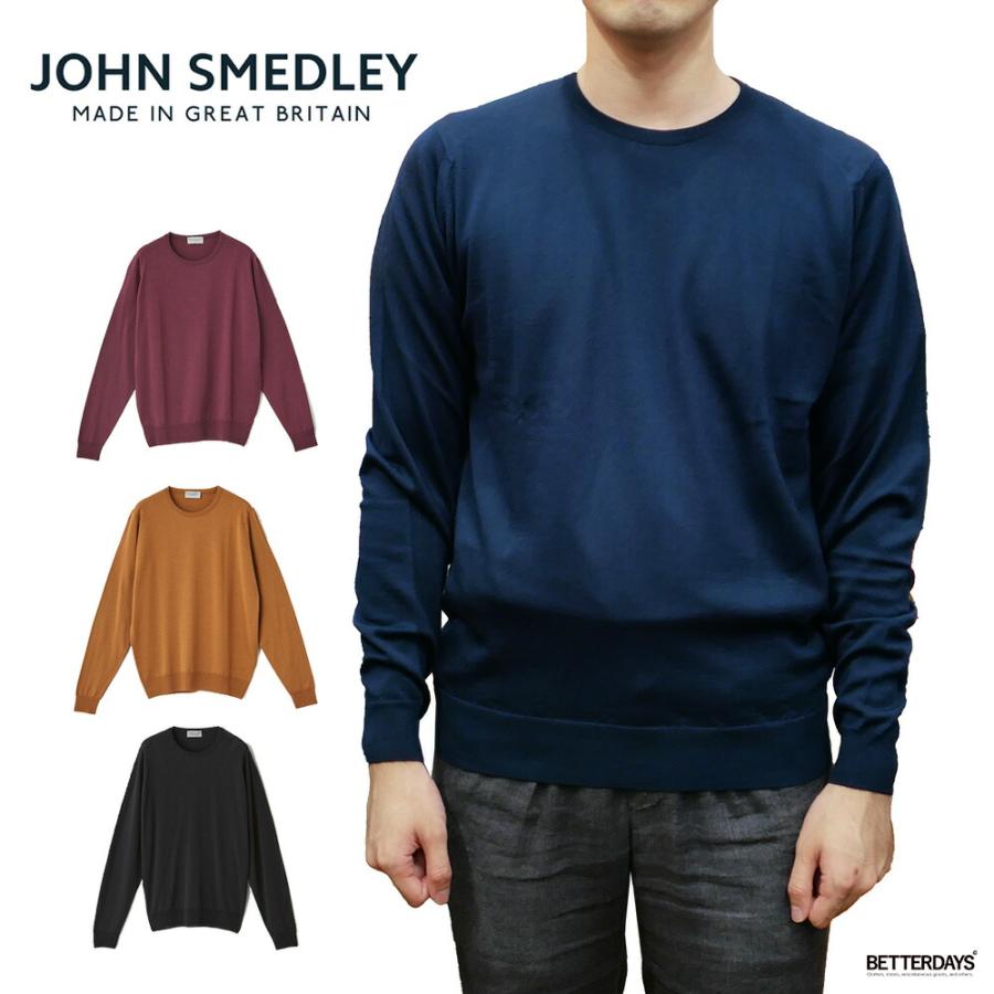 JOHN SMEDLEY（ジョンスメドレー） クルーネックニット メンズ 長袖
