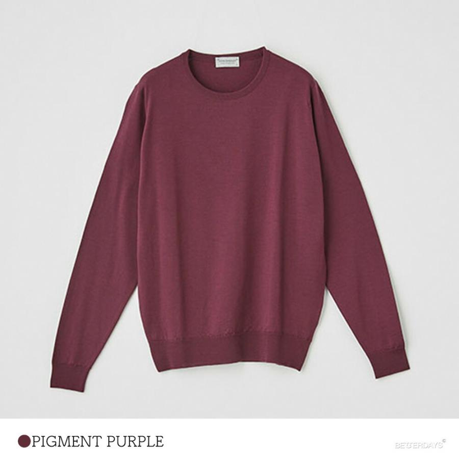 JOHN SMEDLEY（ジョンスメドレー） クルーネックニット メンズ 長袖