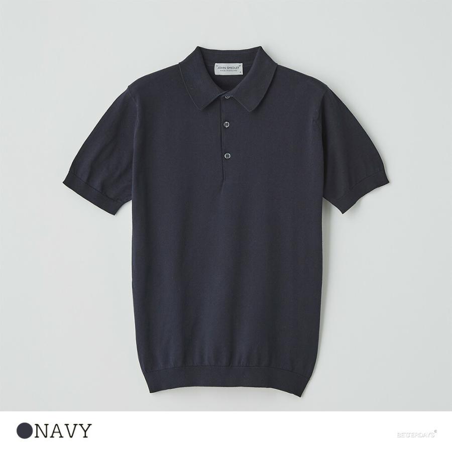 JOHN SMEDLEY ニットポロシャツ メンズ ジョンスメドレー モダン
