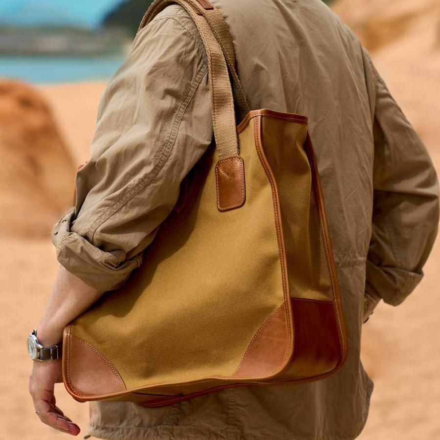 トートバッグ  ベオーマ ベオーマレザーカンパニー ワックスコットンキャンバス テイ BEORMA LEATHER COMPANY The Tay WAX COTTON CANVAS【国内正規品】L0189の画像