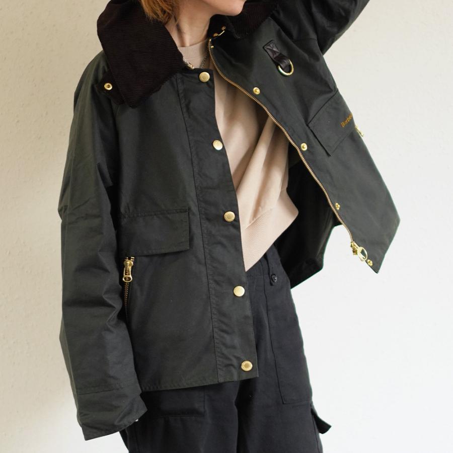 バブアー  ワックス  ブルゾン  オイルドジャケット レディース キャットン Barbour catton wax jacket【国内正規品】の画像