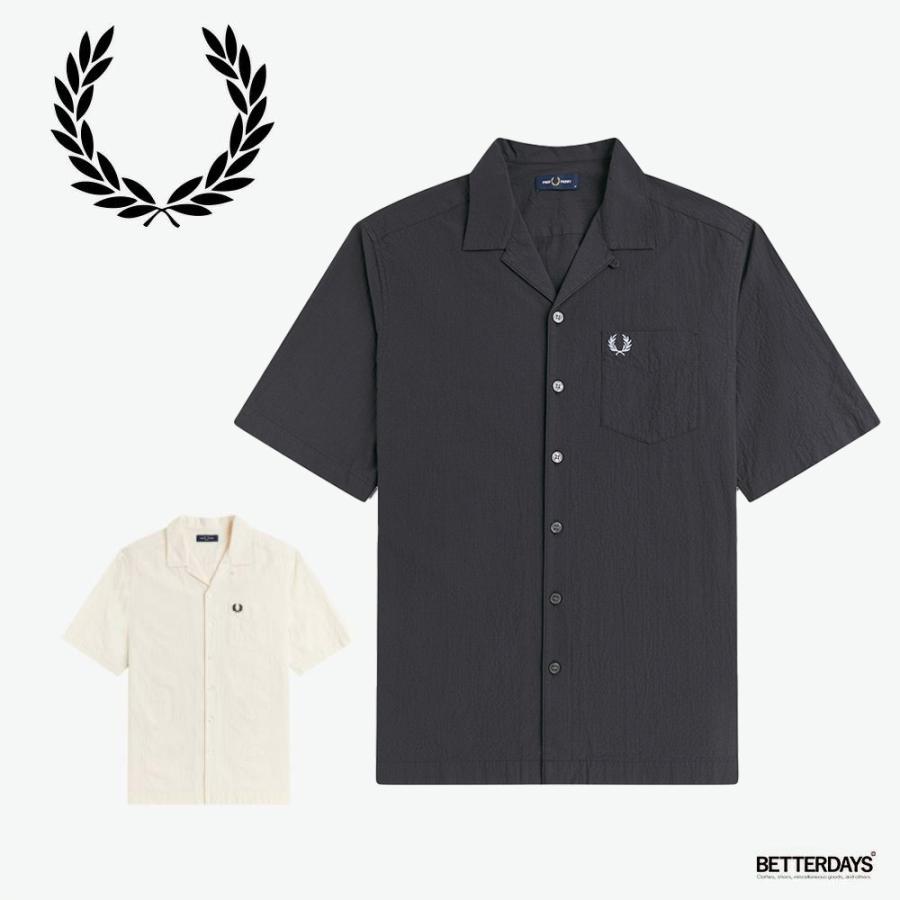 FRED PERRY（フレッドペリー） オープンカラーシャツ メンズ 半袖 FRED