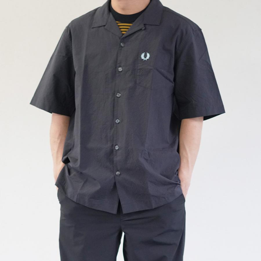 FRED PERRY（フレッドペリー） オープンカラーシャツ メンズ 半袖 FRED