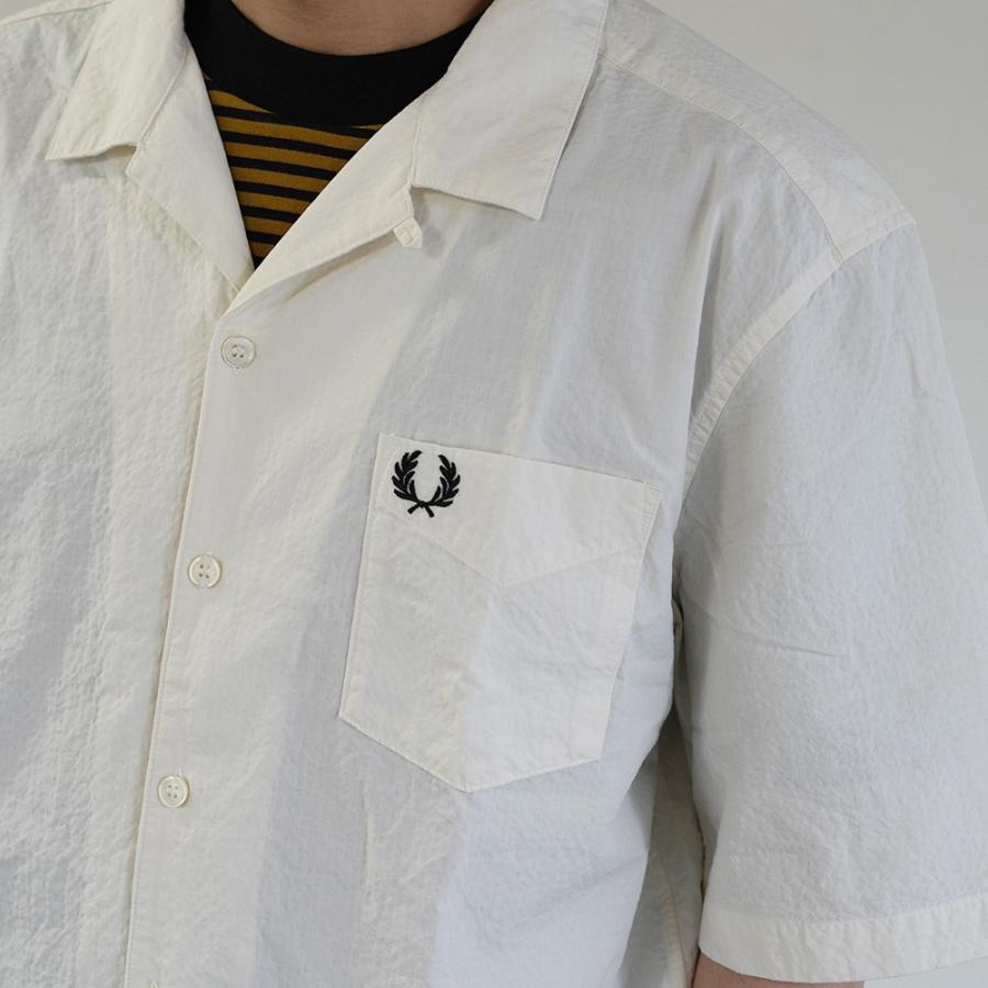 FRED PERRY（フレッドペリー） オープンカラーシャツ メンズ 半袖 FRED