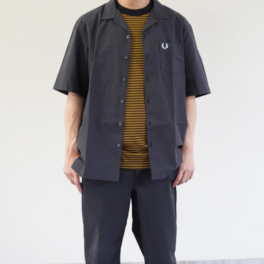 FRED PERRY（フレッドペリー） オープンカラーシャツ メンズ 半袖 FRED
