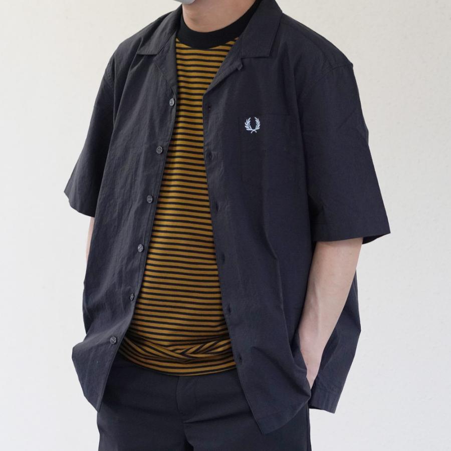 FRED PERRY（フレッドペリー） オープンカラーシャツ メンズ 半袖 FRED