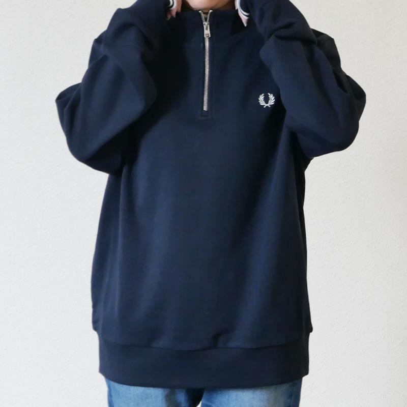 フレッドペリー M3574 ハーフジップ　新品未使用タグ付き FRED PERRY（フレッドペリー） ハーフジップ スウェット メンズ