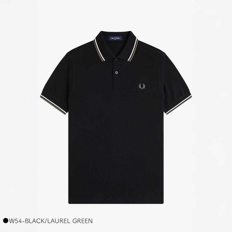 未使用に近い‼️フレッドペリーポロシャツ　M3600 ブラック×ホワイト　Mサイズ FRED PERRY（フレッドペリー） ポロシャツ メンズ FRED PERRY POLO