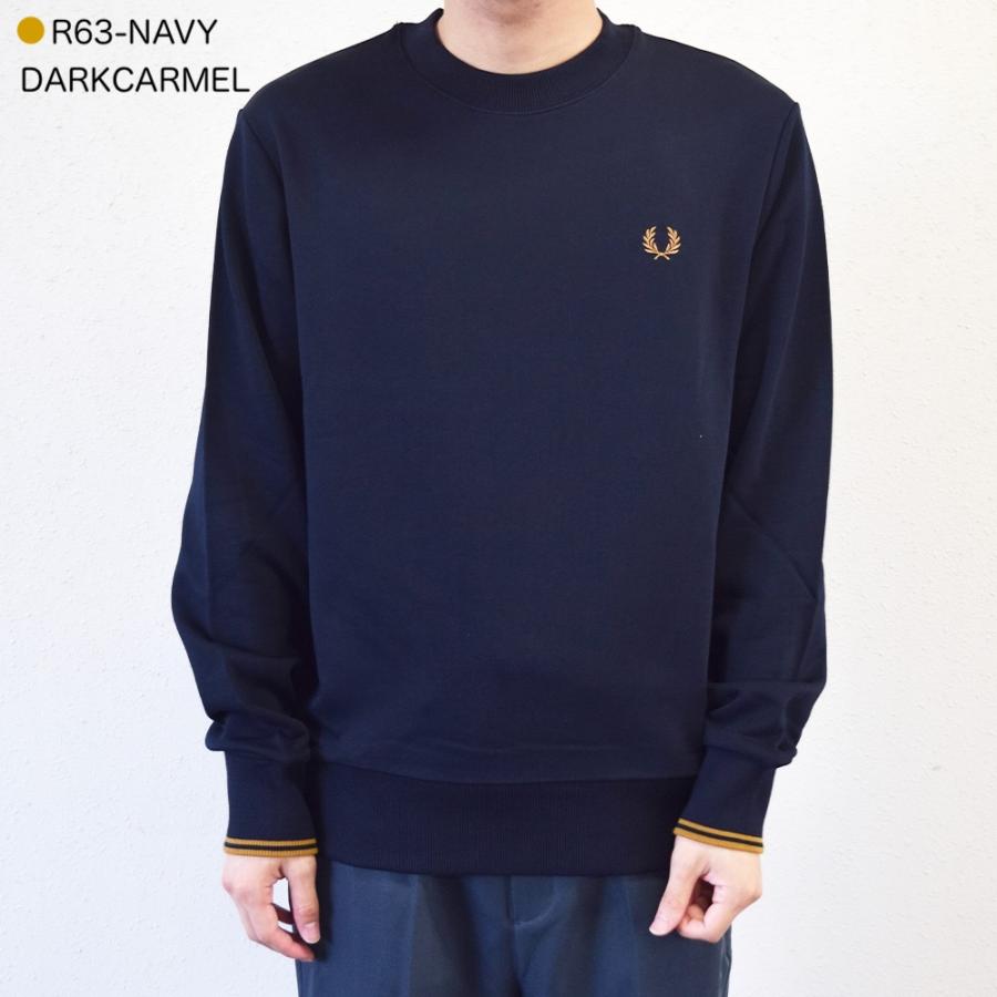 Fred Perry ネイビー クルーネック トレーナー フレッドペリー FRED PERRY クルーネック スウェットシャツ