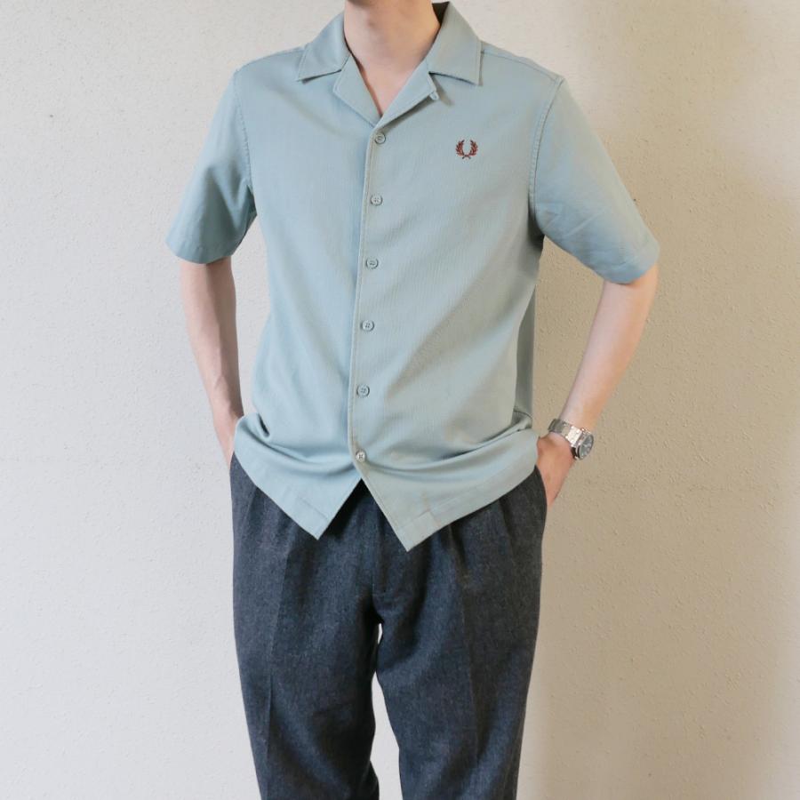 FRED PERRY（フレッドペリー） オープンカラーシャツ メンズ 半袖 FRED