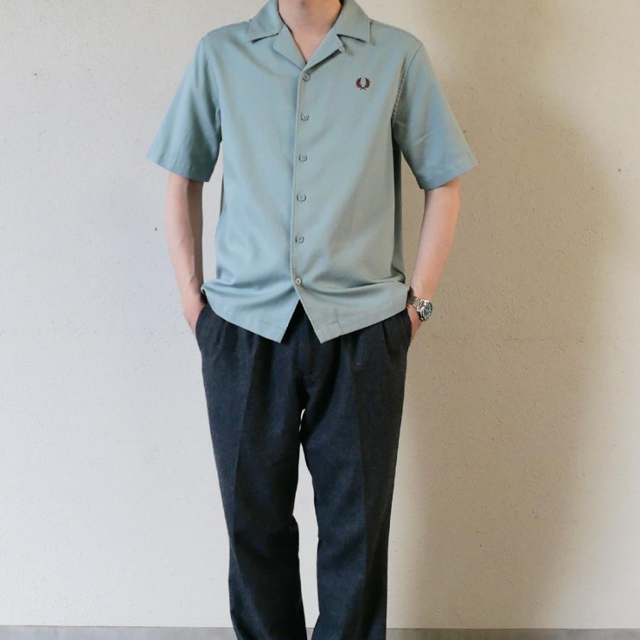 も*ん様 フレッドペリー FRED PERRY（フレッドペリー） オープンカラーシャツ メンズ 半袖 FRED