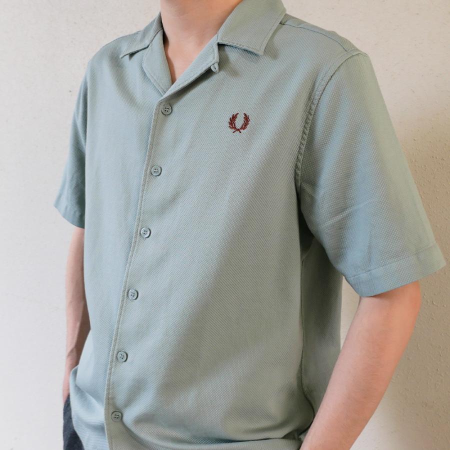 FRED PERRY（フレッドペリー） オープンカラーシャツ メンズ 半袖 FRED