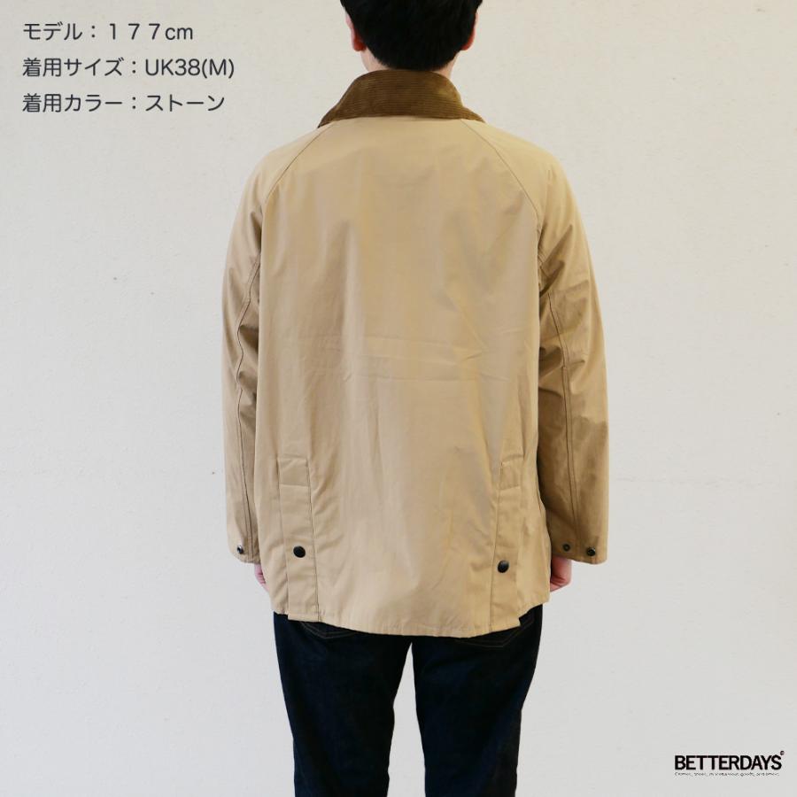 バブアー ビデイル ピーチスキン コットン ブルゾン オーバーサイズフィット メンズ ユニセックス Barbour BEDALE OS【国内正規品】の画像