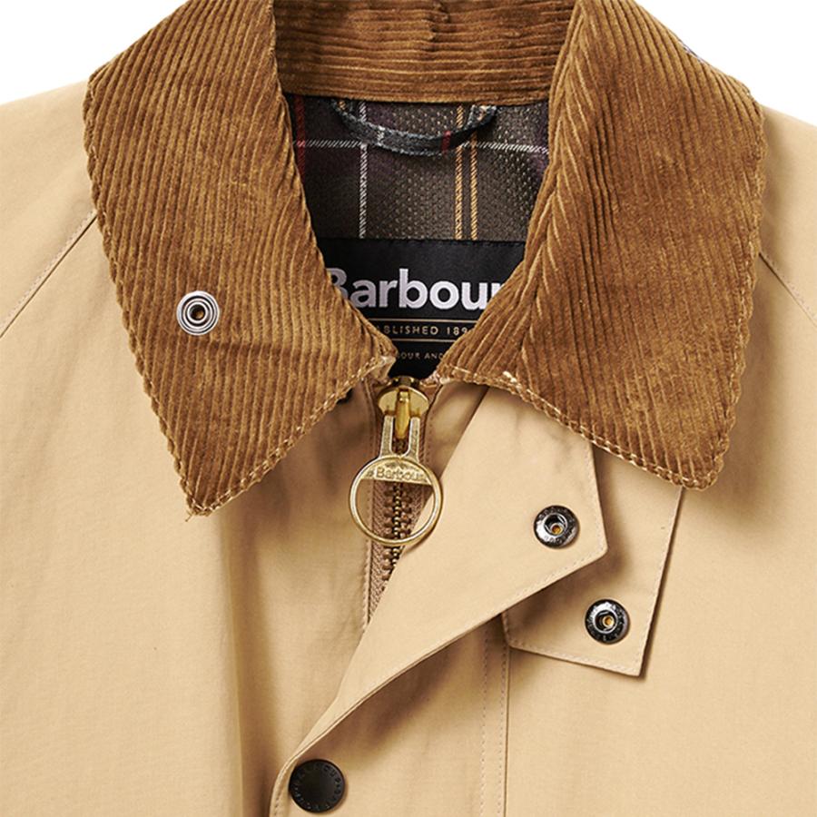 Barbour（バブアー） ボロウデイル ピーチスキン ショート ブルゾン