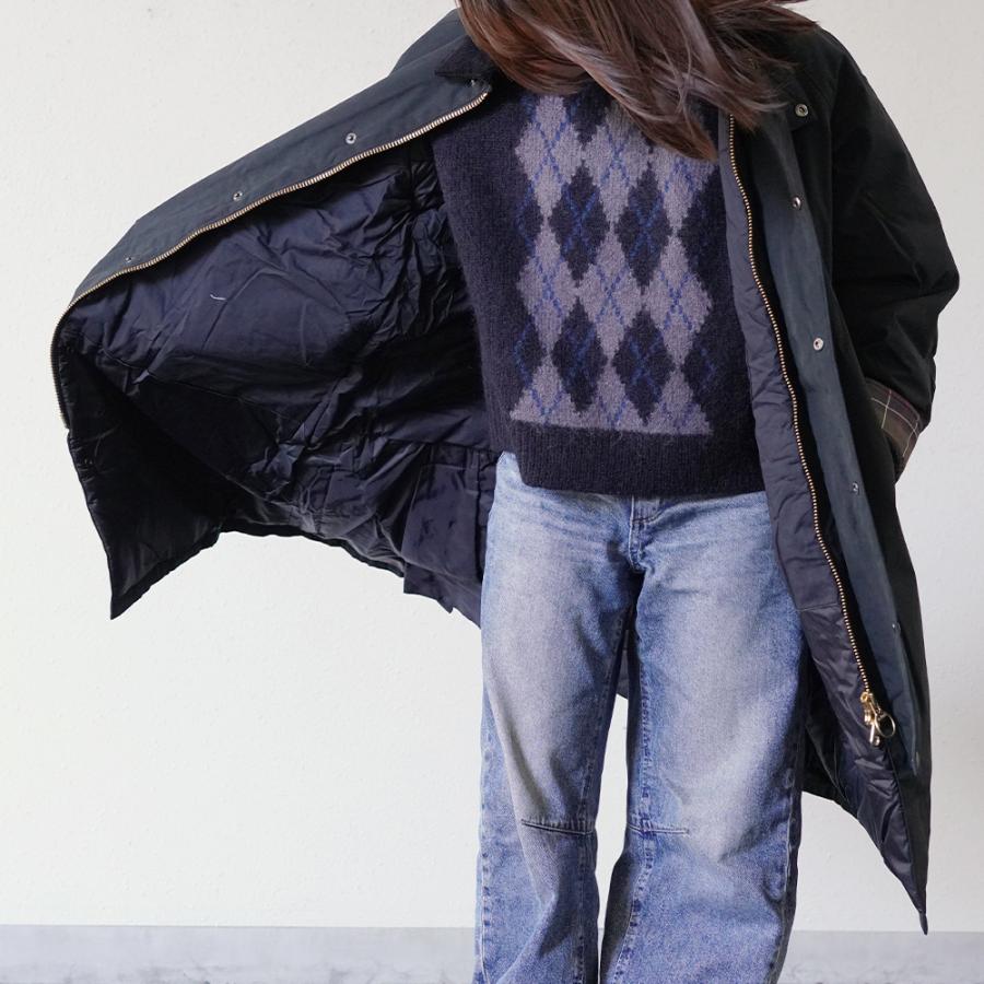バブアー エクスモア  ユニセックス  Barbour EXMOOR PADDED CASUAL COAT【国内正規品】MCA1066の画像