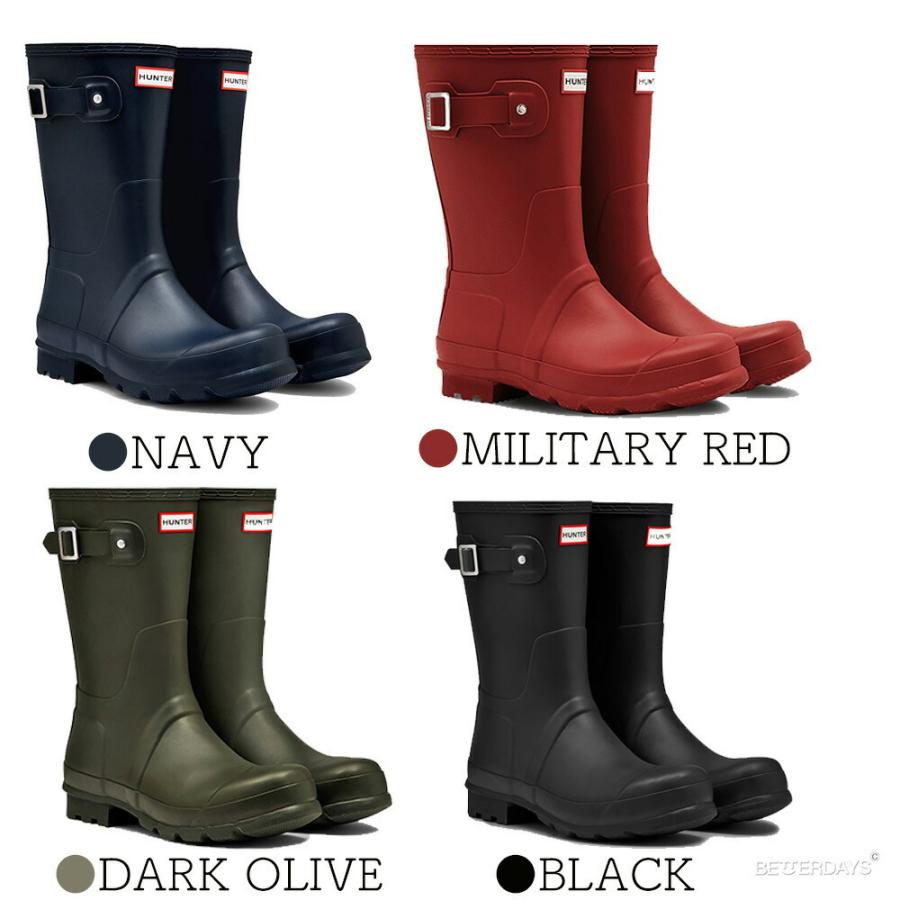 ワンピなど最旬ア トールブーツの象徴的なデザインを採用 ハンター Hunter メンズ オリジナル ショート ブーツ Mens Original Short 25cm 31cm 国内正規販売店 レインシューズ ブーツ Rankinengineering Com